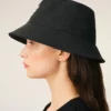 Sombrero de algodón negro con bordado «Thank You for Being a Friend» Sombrero de algodón negro con bordado «Thank You for Being a Friend»