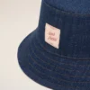 Sombrero de algodón vaquero azul con parche Ami Paris Heritage Sombrero de algodón vaquero azul con parche Ami Paris Heritage
