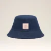 Sombrero de algodón vaquero azul con parche Ami Paris Heritage Sombrero de algodón vaquero azul con parche Ami Paris Heritage