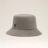 Sombrero de pescador Ami de Coeur de algodón gris Sombrero de pescador Ami de Coeur de algodón gris