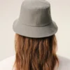 Sombrero de pescador Ami de Coeur de algodón gris Sombrero de pescador Ami de Coeur de algodón gris