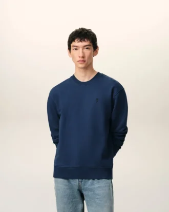 Sudadera Ami de Coeur de algodón azul