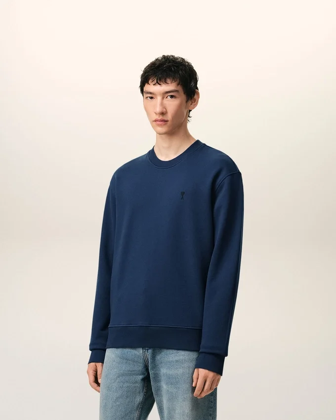 Sudadera Ami de Coeur de algodón azul Sudadera Ami de Coeur de algodón azul