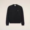 Sudadera Ami de Coeur de algodón negro Sudadera Ami de Coeur de algodón negro