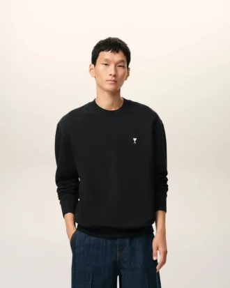 Sudadera Ami de Coeur de algodón negro