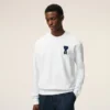 Sudadera Ami de Coeur de punto de algodón blanco Sudadera Ami de Coeur de punto de algodón blanco