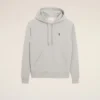 Sudadera con capucha Ami de Coeur de algodón gris con detalles en contraste Sudadera con capucha Ami de Coeur de algodón gris con detalles en contraste