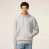 Sudadera con capucha Ami de Coeur de algodón gris con detalles en contraste Sudadera con capucha Ami de Coeur de algodón gris con detalles en contraste