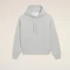 Sudadera con capucha Ami de Coeur de algodón gris con relieve Sudadera con capucha Ami de Coeur de algodón gris con relieve