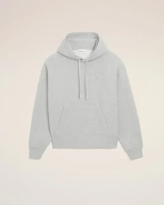 sudadera con capucha ami de coeur de algodn gris con relieve 1 330x413 - Sudadera con capucha Ami de Coeur de algod&oacute;n gris con relieve