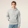 Sudadera con capucha Ami de Coeur de algodón gris con relieve Sudadera con capucha Ami de Coeur de algodón gris con relieve