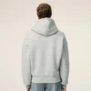 Sudadera con capucha Ami de Coeur de algodón gris con relieve Sudadera con capucha Ami de Coeur de algodón gris con relieve