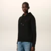 Sudadera con capucha Ami de Coeur Hoodie de algodón negro y rojo Sudadera con capucha Ami de Coeur Hoodie de algodón negro y rojo