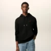 Sudadera con capucha Ami de Coeur Hoodie de algodón negro y rojo Sudadera con capucha Ami de Coeur Hoodie de algodón negro y rojo