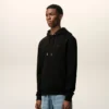 Sudadera con capucha Ami de Coeur Hoodie de algodón negro y rojo Sudadera con capucha Ami de Coeur Hoodie de algodón negro y rojo