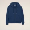 Sudadera con capucha y cremallera Ami de Coeur de algodón azul Sudadera con capucha y cremallera Ami de Coeur de algodón azul