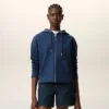 Sudadera con capucha y cremallera Ami de Coeur de algodón azul Sudadera con capucha y cremallera Ami de Coeur de algodón azul