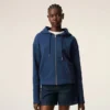 Sudadera con capucha y cremallera Ami de Coeur de algodón azul Sudadera con capucha y cremallera Ami de Coeur de algodón azul