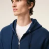 Sudadera con capucha y cremallera Ami de Coeur de algodón azul Sudadera con capucha y cremallera Ami de Coeur de algodón azul