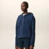 Sudadera con capucha y cremallera Ami de Coeur de algodón azul Sudadera con capucha y cremallera Ami de Coeur de algodón azul