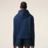 Sudadera con capucha y cremallera Ami de Coeur de algodón azul Sudadera con capucha y cremallera Ami de Coeur de algodón azul