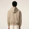 Sudadera con capucha y cremallera Ami de Coeur en algodón beige con relieve Sudadera con capucha y cremallera Ami de Coeur en algodón beige con relieve
