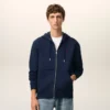 Sudadera con capucha y cremallera Red Ami de Coeur de algodón azul y rojo Sudadera con capucha y cremallera Red Ami de Coeur de algodón azul y rojo