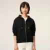 Sudadera con capucha y cremallera Red Ami de Coeur de algodón negro Sudadera con capucha y cremallera Red Ami de Coeur de algodón negro