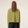 Sudadera corta Ami de Coeur de algodón verde Sudadera corta Ami de Coeur de algodón verde