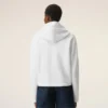 Sudadera corta con capucha Ami de Coeur de algodón blanco Sudadera corta con capucha Ami de Coeur de algodón blanco