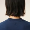 Sudadera corta de algodón azul Ami de Coeur Sudadera corta de algodón azul Ami de Coeur
