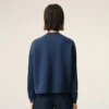 Sudadera corta de algodón azul Ami de Coeur Sudadera corta de algodón azul Ami de Coeur
