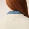 Sudadera de algodón blanco Ami de Coeur Sudadera de algodón blanco Ami de Coeur