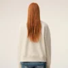 Sudadera de algodón blanco Ami de Coeur Sudadera de algodón blanco Ami de Coeur