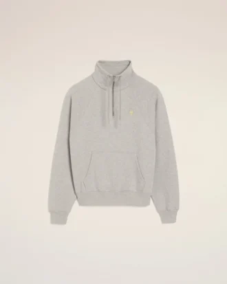 Sudadera de algodón gris Ami de Coeur