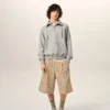 Sudadera de algodón gris Ami de Coeur