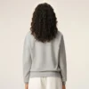 Sudadera de algodón gris con Ami de Coeur Sudadera de algodón gris con Ami de Coeur