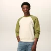 Sudadera de punto de algodón Ami de Coeur en blanco y verde Sudadera de punto de algodón Ami de Coeur en blanco y verde