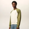 Sudadera de punto de algodón Ami de Coeur en blanco y verde Sudadera de punto de algodón Ami de Coeur en blanco y verde