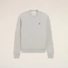 Sudadera gris de algodón con contraste «Ami de Coeur» Sudadera gris de algodón con contraste «Ami de Coeur»