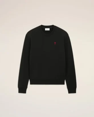 Sudadera Red Ami de Coeur de algodón negro y rojo