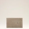 Tarjetero Carrousel con cremallera en piel de vacuno gris Tarjetero Carrousel con cremallera en piel de vacuno gris