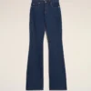 Vaqueros bootcut de algodón azul