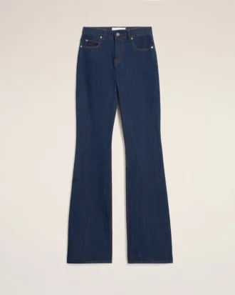 Vaqueros bootcut de algodón azul