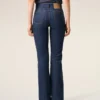 Vaqueros bootcut de algodón azul