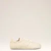 Zapatillas blandas de piel de vaca blanca Zapatillas blandas de piel de vaca blanca