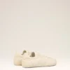 Zapatillas blandas de piel de vaca blanca Zapatillas blandas de piel de vaca blanca
