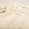 Zapatillas blandas de piel de vaca blanca Zapatillas blandas de piel de vaca blanca