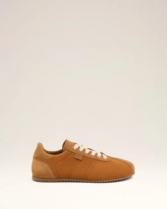 Zapatillas deportivas de nailon marrón