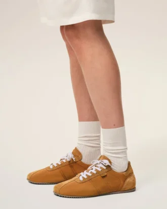 Zapatillas deportivas de nailon marrón